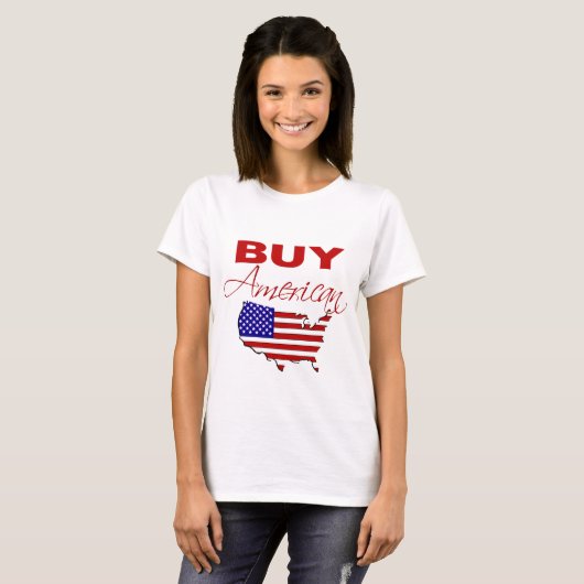 Amerikaanse T-shirt kopen (Voorkant volledig)