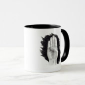 AMERIKAANSE TAALLETTER "B" MOK (Voorkant rechts)