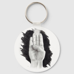 AMERIKAANSE TAALLETTER "B" SLEUTELHANGER