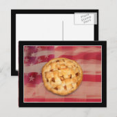 Amerikaanse taart op oude glorie briefkaart (Voorkant / Achterkant)