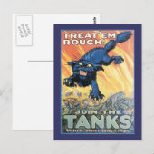  Amerikaanse tankbeitelen die Poster terugwinnen Briefkaart (Voorkant / Achterkant)