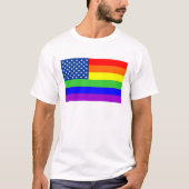 Amerikaanse Tanktop met de Amerikaanse vlag Pride  (Voorkant)