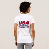 Amerikaanse Tanktop voor Racquetball-dames (Achterkant volledig)