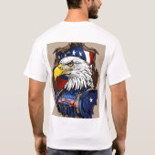 Amerikaanse tattoo design hebben vaak vetgedrukte t-shirt (Achterkant)