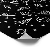 Amerikaanse Tattoo Flash, Traditionele Tattoo Desi Poster (Hoek)