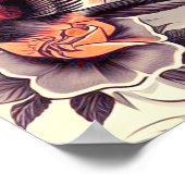 Amerikaanse Tattoo Pin-up Poster (Hoek)
