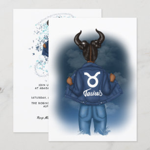 Amerikaanse Taurustekenpartij Birthday Kaart