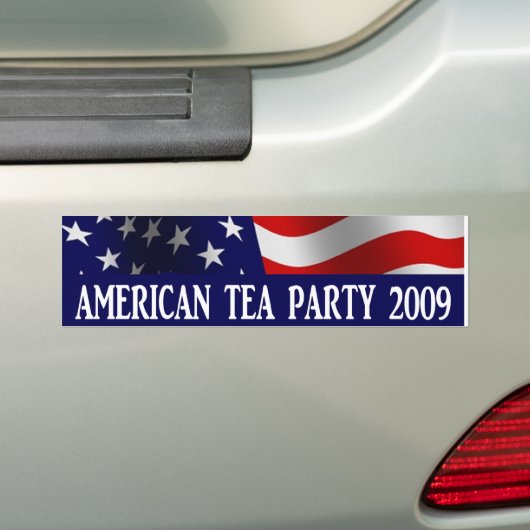 Amerikaanse Tea Party 2009 Bumpersticker (Op auto)