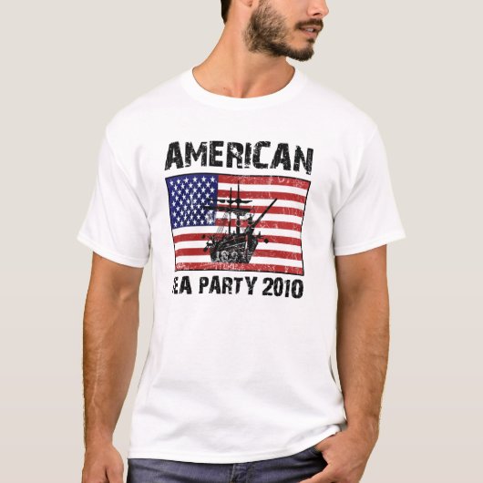 Amerikaanse Tea Party 2010 T-shirt (Voorkant)