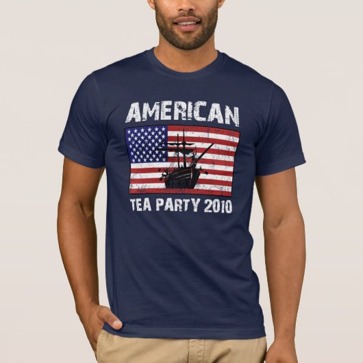 Amerikaanse Tea Party 2010 T-shirt (Voorkant)