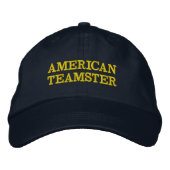 AMERIKAANSE TEAMSTER GEBORDUURDE PET (Voorkant)