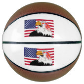 Amerikaanse tekening van een adelaar basketbal (Voorkant)