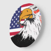 Amerikaanse tekening van een adelaar grote klok (Hoek)