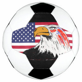 Amerikaanse tekening van een adelaar voetbal