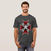 Amerikaanse Tempelier Warrior T-shirt (Voorkant volledig)