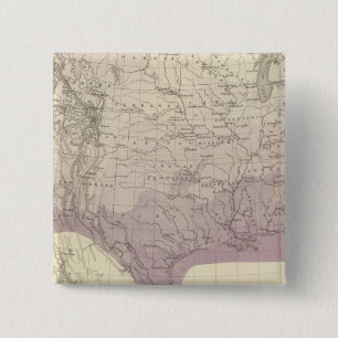 Amerikaanse temperatuur vierkante button 5,1 cm