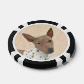 Amerikaanse tertierschilderingen zonder airconditi poker chips (Enkel)