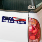 Amerikaanse theepartij bumpersticker (Op Truck)
