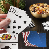 Amerikaanse themasterren & strepen pokerkaarten (Insitu)