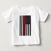 Amerikaanse Thin Red Line Grafisch (Voorkant)