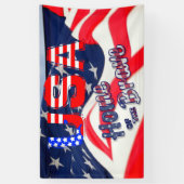 Amerikaanse thuisbasis van de Brave Spandoek (Verticaal)