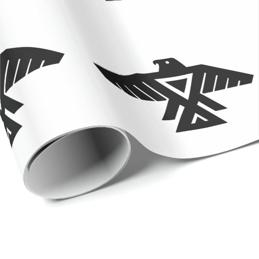 Amerikaanse Thunderbird Totem Cadeaupapier (Rol Hoek)