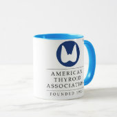Amerikaanse Thyroid Association Classic Coffee Mok (Voorkant rechts)