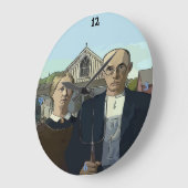 Amerikaanse tijd, beroemde kunst grote klok (Hoek)