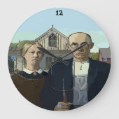 Amerikaanse tijd, beroemde kunst grote klok (Voorkant)