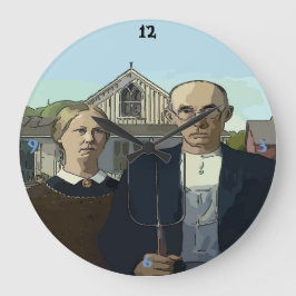 Amerikaanse tijd, beroemde kunst grote klok