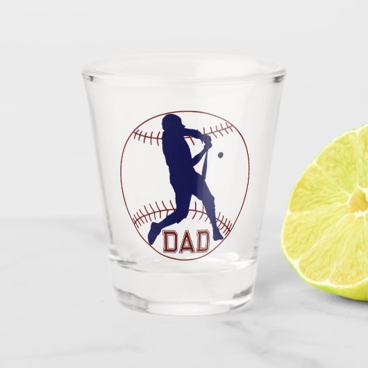 Amerikaanse tijdverdrijf shot glas (Voorkant)