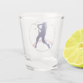 Amerikaanse tijdverdrijf shot glas (Achterkant)