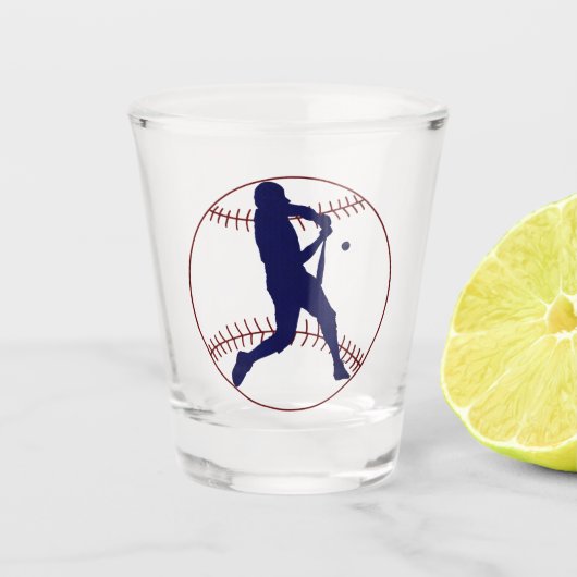 Amerikaanse tijdverdrijf shot glas (Voorkant)