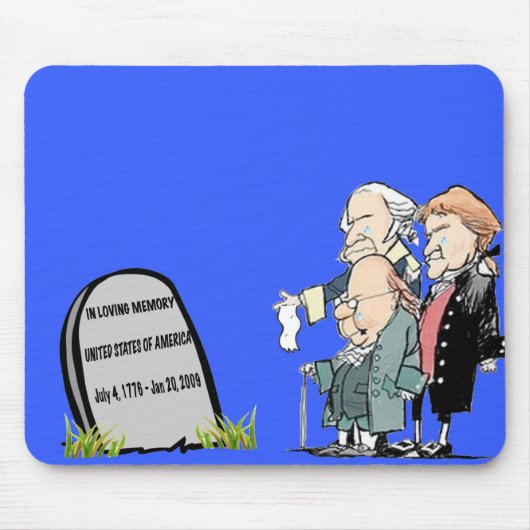 Amerikaanse tombstone mousepad muismat (Voorkant)