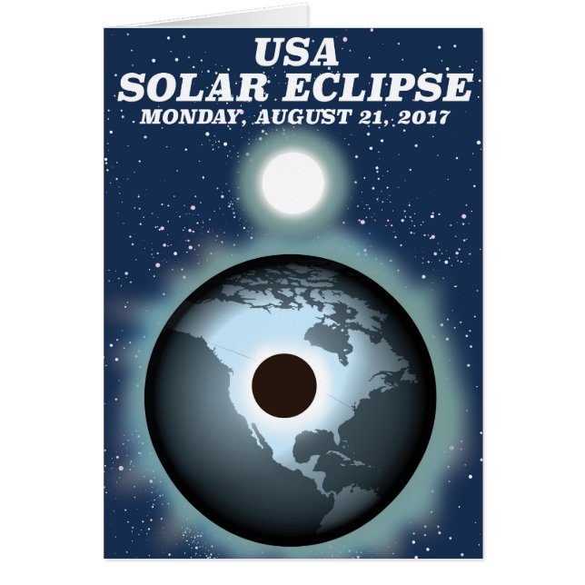 Amerikaanse toneelposter Solar Eclipse 2017 (Voorkant)