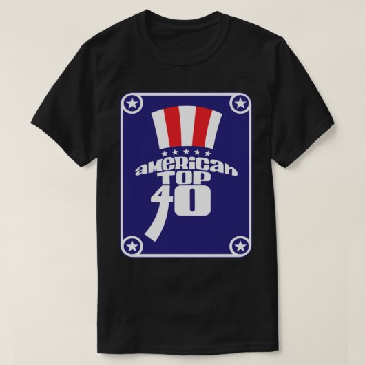 Amerikaanse top 40 Classic T-Shirt (Design voorkant)