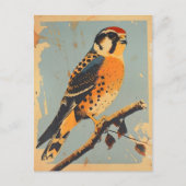 Amerikaanse torenvalk illustratie Briefkaart (Voorkant)