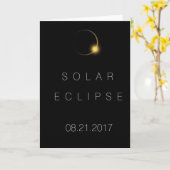Amerikaanse Totale ZonneVerduistering 2017 Kaart (Gele Bloem)