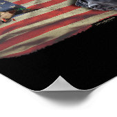 Amerikaanse Tradition Waterfowl Duck Hunting Dog B Poster (Hoek)