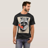 Amerikaanse Traditional Tattoo Design Love Onder P T-shirt (Voorkant volledig)