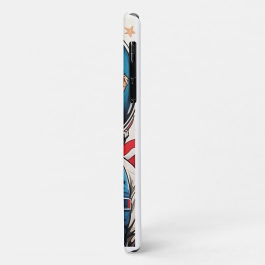 Amerikaanse traditionele hondentekening Case-Mate iPhone case (Achterkant/links)