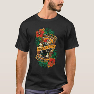 Amerikaanse traditionele tatoeage Old School Flash T-shirt