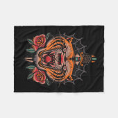 Amerikaanse traditionele tijger Tattoo Fleece Deken (Voorkant (Horizontaal))