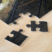 Amerikaanse Trein Scene Afscheid van het Knooppunt Legpuzzel (Zijkant)
