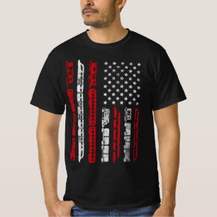 Amerikaanse  trein t-shirt
