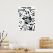 Amerikaanse treinmachinist poster (Keuken)