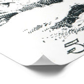 Amerikaanse treinmachinist poster (Hoek)