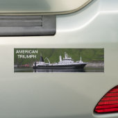 Amerikaanse triomf, fabrieksreiziger bumpersticker (Op auto)