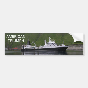 Amerikaanse triomf, fabrieksreiziger bumpersticker