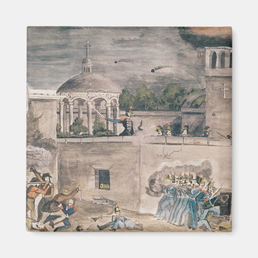 Amerikaanse troepen onder generaal Doniphan Magneet (Voorkant)